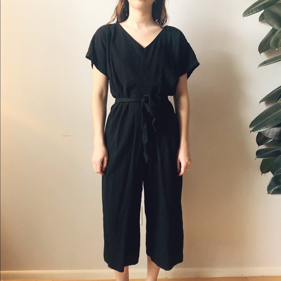 Fife the Label Other - Black Linen Jumpsuit